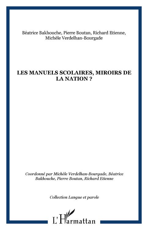Produktbild: Les manuels scolaires, miroirs de la nation ?