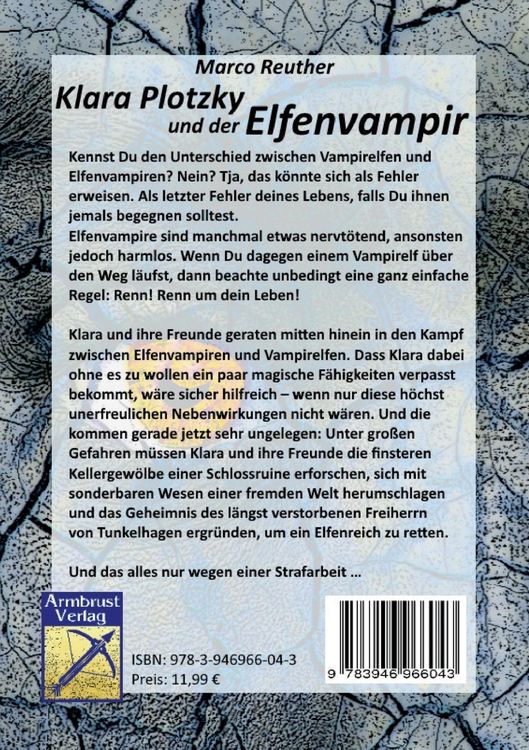 Produktbild: Klara Plotzky und der Elfenvampir