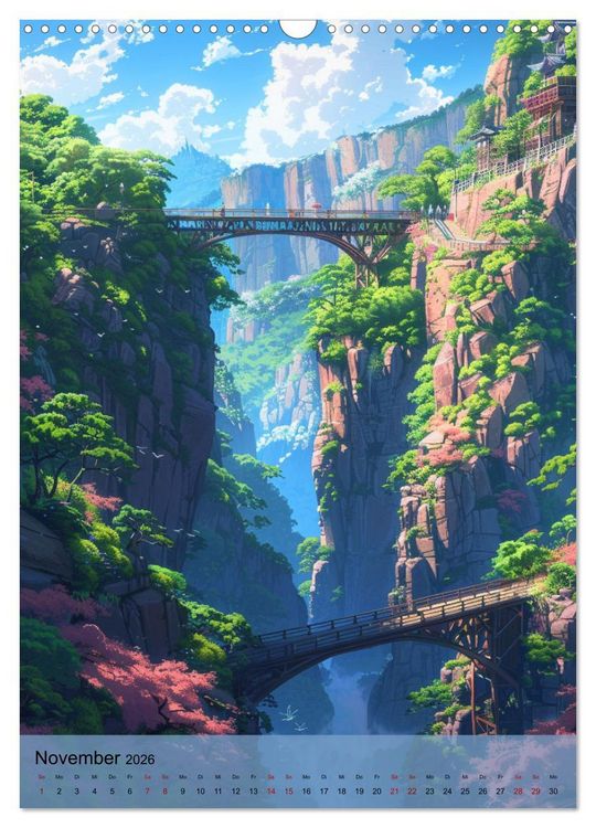 Produktbild: Immer wieder Anime (Wandkalender 2026 DIN A3 hoch), CALVENDO Monatskalender