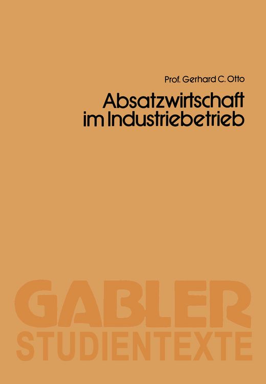 Produktbild: Absatzwirtschaft im Industriebetrieb