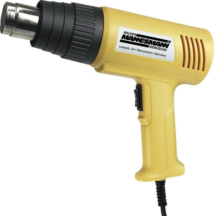 Produktbild: Br&uuml;der Mannesmann M49500 M49500 Hei&szlig;luftgebl&auml;se mit Zubeh&ouml;r 2000W