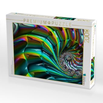 Produktbild: Green Enigmatic Shell Fractal (Puzzle)