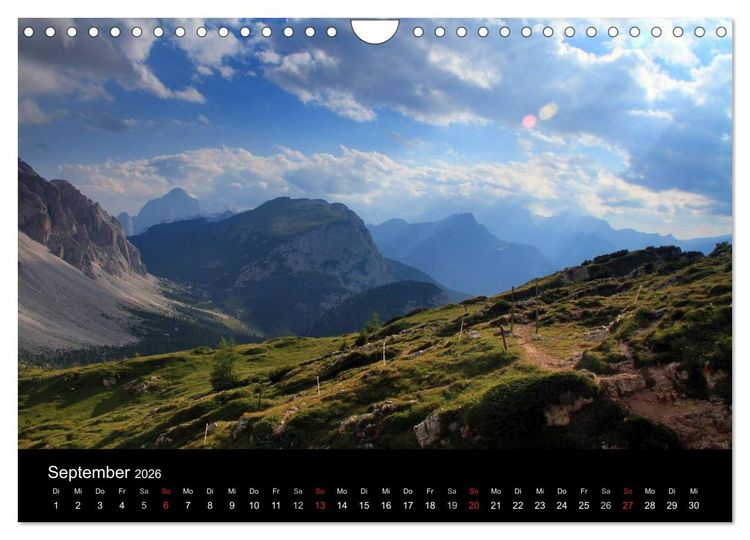 Produktbild: Idyllische Dolomiten (Wandkalender 2026 DIN A4 quer), CALVENDO Monatskalender