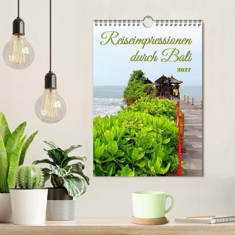 Produktbild: Reiseimpressionen durch Bali (Wandkalender 2027 DIN A4 hoch), CALVENDO Monatskalender