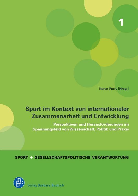 Produktbild: Sport im Kontext von internationaler Zusammenarbeit und Entwicklung