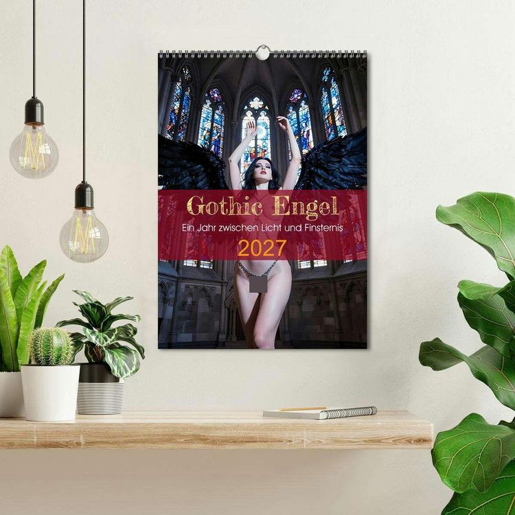 Produktbild: Gothic Engel (Wandkalender 2027 DIN A3 hoch), CALVENDO Monatskalender