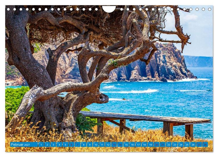Produktbild: Sardinien Insel mit Meerblick (Wandkalender 2027 DIN A4 quer), CALVENDO Monatskalender