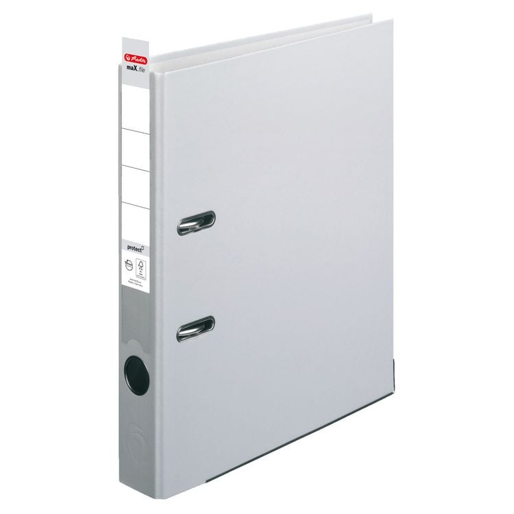 Produktbild: Herlitz Ordner maX.file protect A4 5cm grau