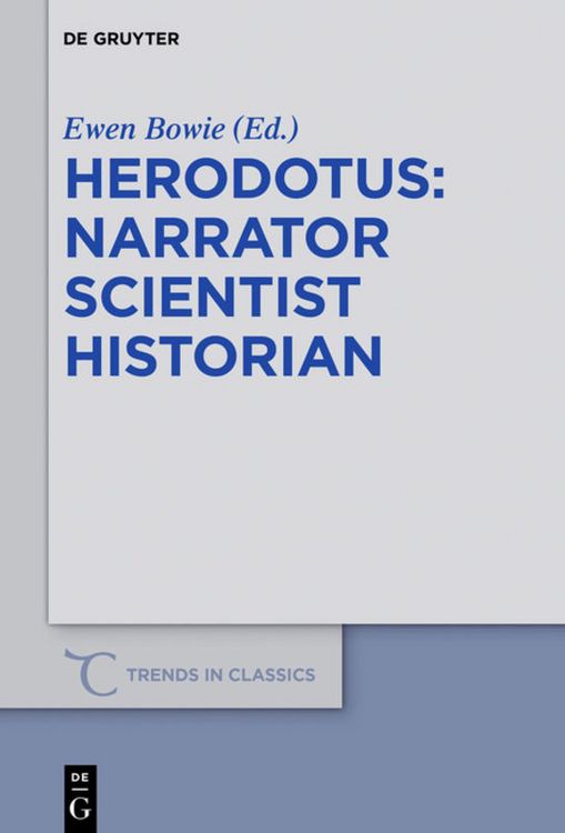 Produktbild: Herodotus - narrator, scientist, historian