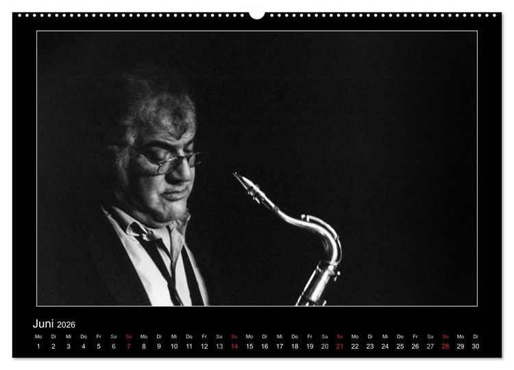 Produktbild: Jazz onstage (Wandkalender 2026 DIN A2 quer), CALVENDO Monatskalender