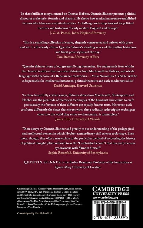 Produktbild: From Humanism to Hobbes