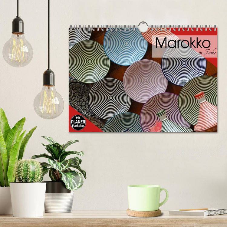 Produktbild: Marokko in Farbe (Wandkalender 2026 DIN A4 quer), CALVENDO Monatskalender
