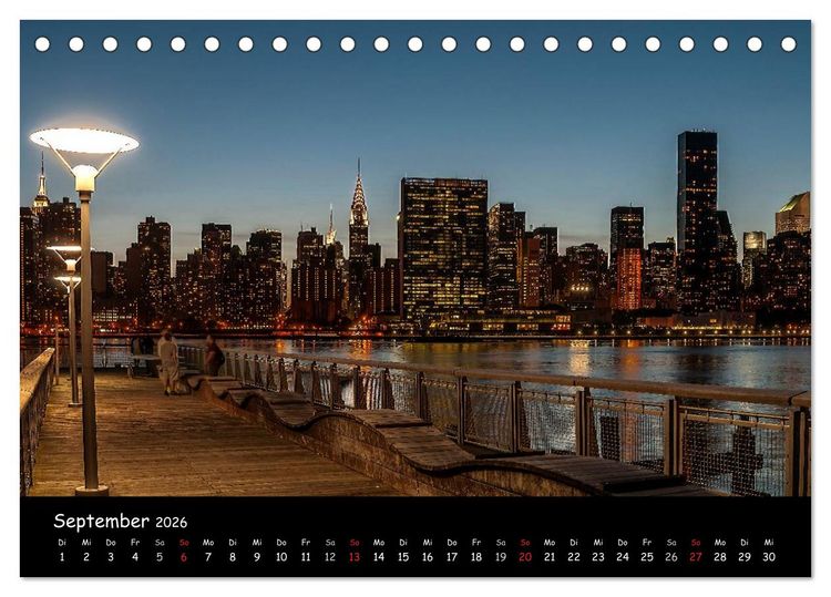 Produktbild: New York (Tischkalender 2026 DIN A5 quer), CALVENDO Monatskalender