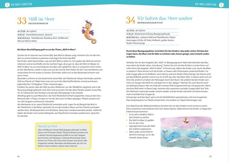 Produktbild: Projektreihe Kindergarten - Wale und Delfine