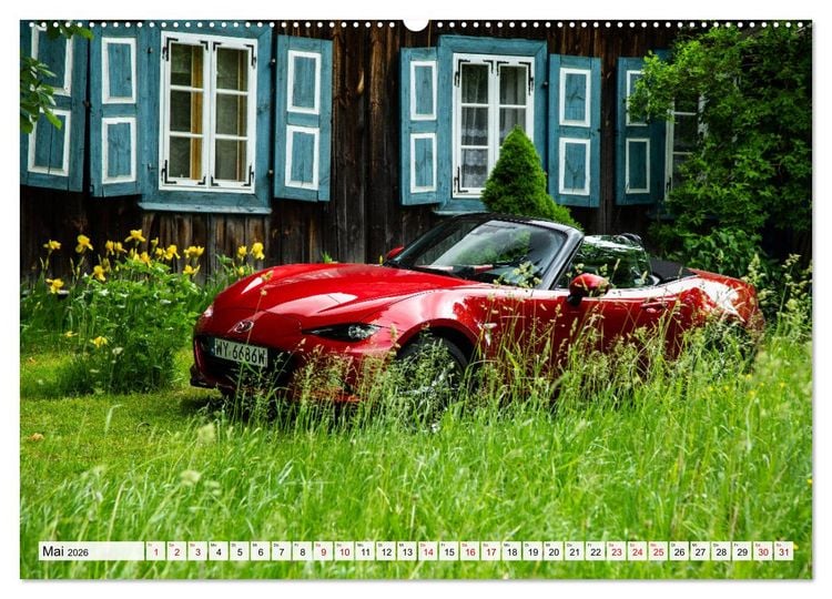 Produktbild: Ich liebe Miata (Wandkalender 2026 DIN A2 quer), CALVENDO Monatskalender
