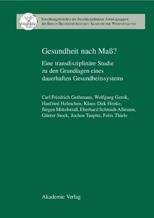 Produktbild: Gesundheit nach Ma&szlig;?