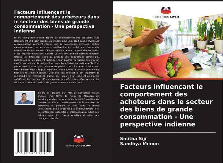 Produktbild: Facteurs influen&ccedil;ant le comportement des acheteurs dans le secteur des biens de grande consommation - Une perspective indienne