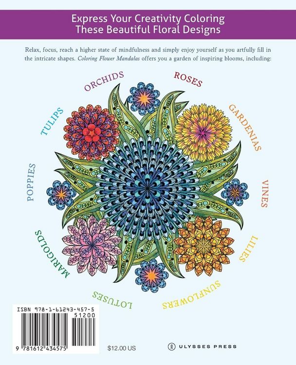 Produktbild: Coloring Flower Mandalas