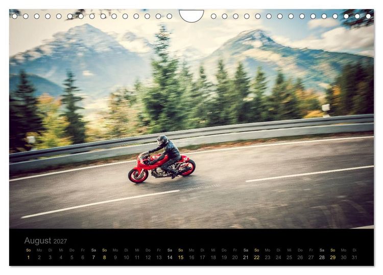 Produktbild: Klassische Motorr&auml;der auf der Piste (Wandkalender 2027 DIN A4 quer), CALVENDO Monatskalender