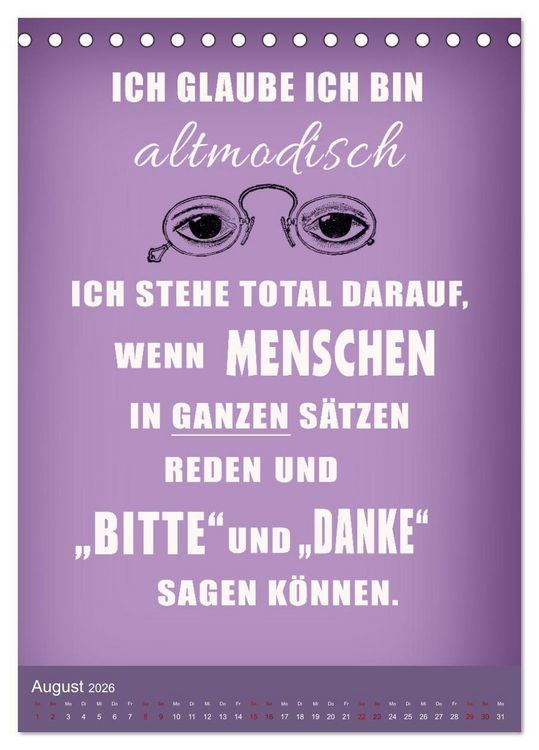 Produktbild: B&uuml;ro und so ... (Tischkalender 2026 DIN A5 hoch), CALVENDO Monatskalender