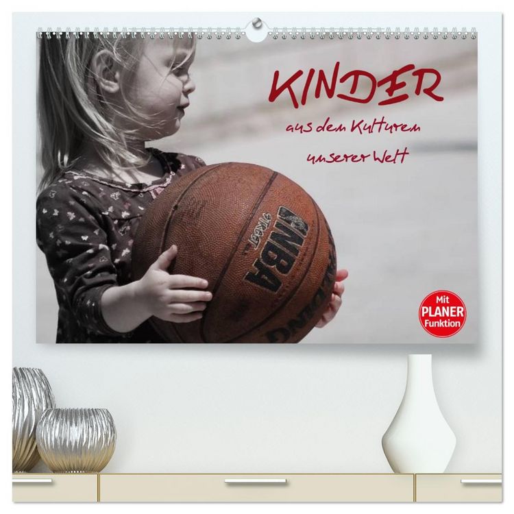 Produktbild: Kinder aus den Kulturen unserer Welt (hochwertiger Premium Wandkalender 2026 DIN A2 quer), Kunstdruck in Hochglanz