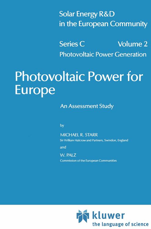 Produktbild: Photovoltaic Power for Europe