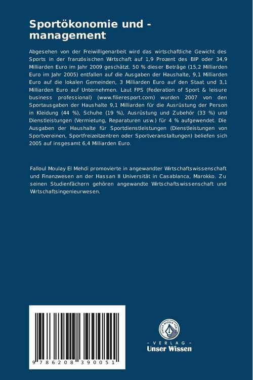 Produktbild: Sport&ouml;konomie und -management