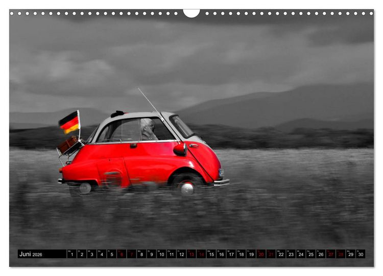 Produktbild: Historische Kleinwagen Made in Germany ART GALERIE (Wandkalender 2026 DIN A3 quer), CALVENDO Monatskalender