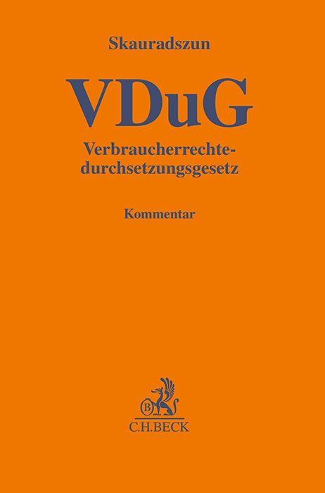 Produktbild: Verbraucherrechtedurchsetzungsgesetz (VDuG)