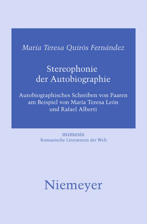 Produktbild: Stereophonie der Autobiographie