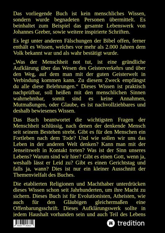 Produktbild: Das geheime Wissen &ndash; Das wichtigste Buch f&uuml;r die Menschheit!