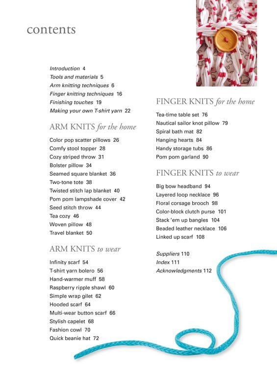 Produktbild: No-Needle Knits: Includes 35 Patterns