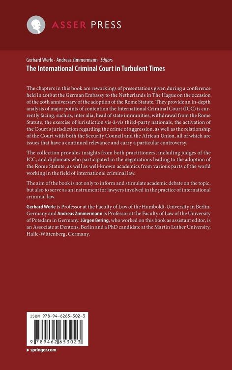 Produktbild: The International Criminal Court in Turbulent Times