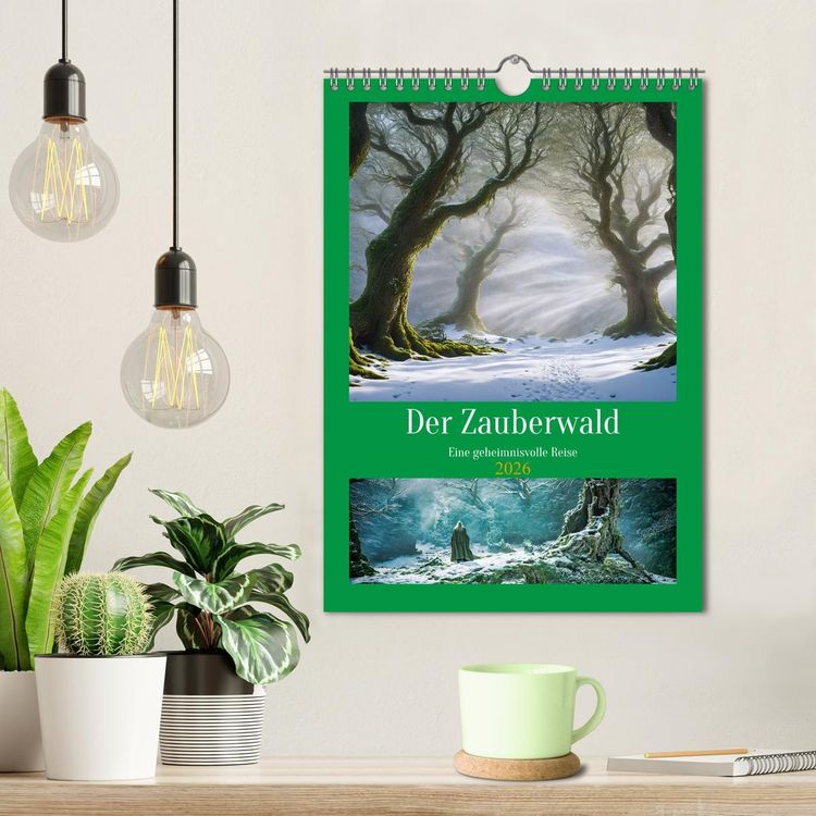 Produktbild: Der Zauberwald Eine geheimnisvolle Reise (Wandkalender 2026 DIN A4 hoch), CALVENDO Monatskalender