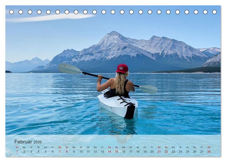 Produktbild: Wassersport - Fun pur (Tischkalender 2026 DIN A5 quer), CALVENDO Monatskalender