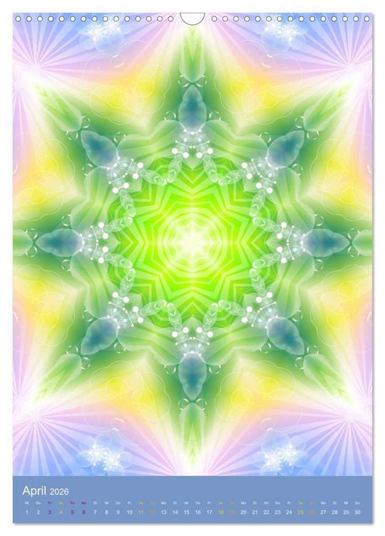 Produktbild: Lichtvolle Mandalas (Wandkalender 2026 DIN A3 hoch), CALVENDO Monatskalender