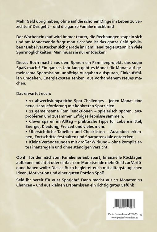 Produktbild: Clever haushalten, mehr Geld behalten! &ndash; 12 Monate &ndash; 12 Spar-Challenges f&uuml;r den Familienalltag