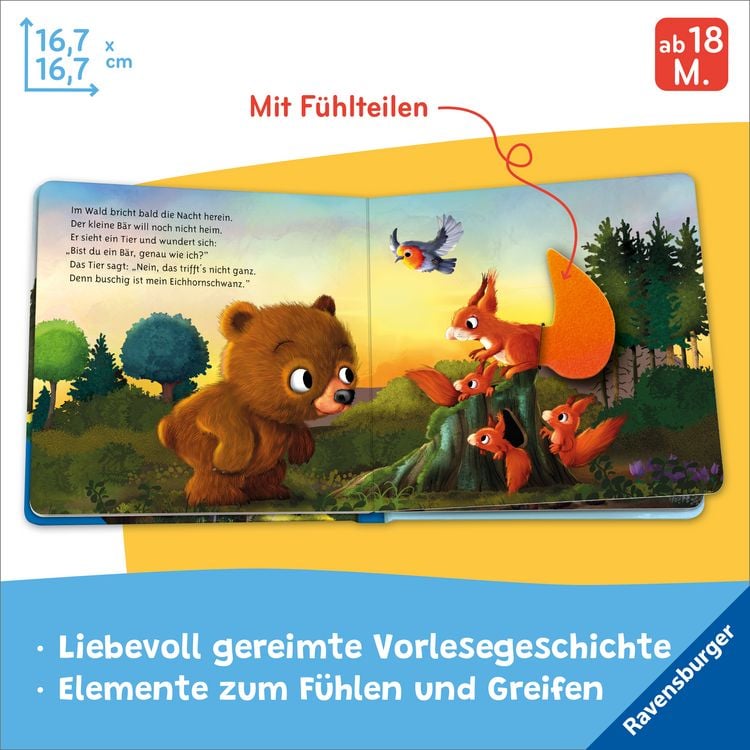 Produktbild: Mein erstes Vorlese-F&uuml;hlbuch - Bist du ein B&auml;r?