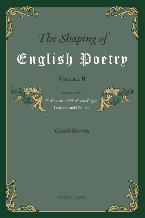 Produktbild: The Shaping of English Poetry- Volume II