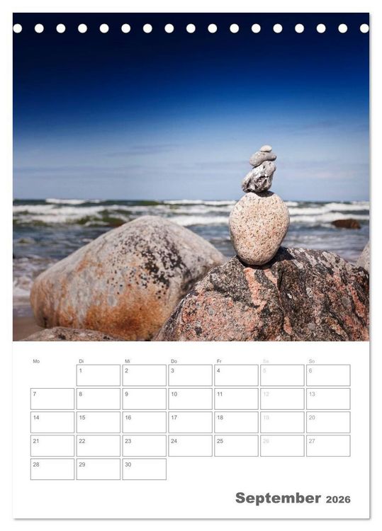 Produktbild: Typisch R&uuml;gen / Planer (Tischkalender 2026 DIN A5 hoch), CALVENDO Monatskalender
