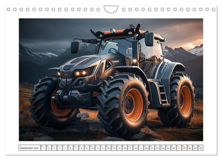 Produktbild: Surrealistische Traktoren (Wandkalender 2026 DIN A4 quer), CALVENDO Monatskalender