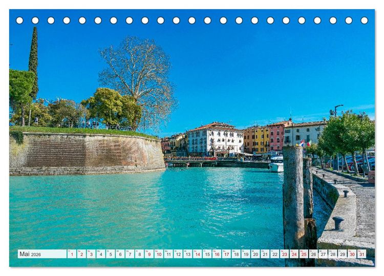 Produktbild: Traumziel am Gardasee. Peschiera del Garda (Tischkalender 2026 DIN A5 quer), CALVENDO Monatskalender
