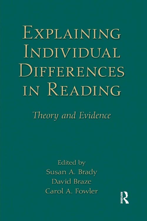 Produktbild: Explaining Individual Differences in Reading