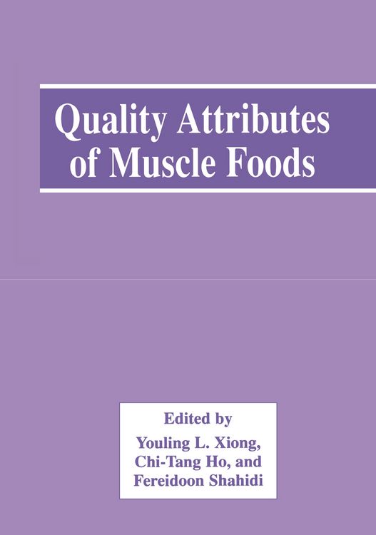 Produktbild: Quality Attributes of Muscle Foods