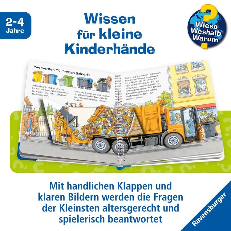 Produktbild: Wieso? Weshalb? Warum? junior, Band 16 - Die M&uuml;llabfuhr