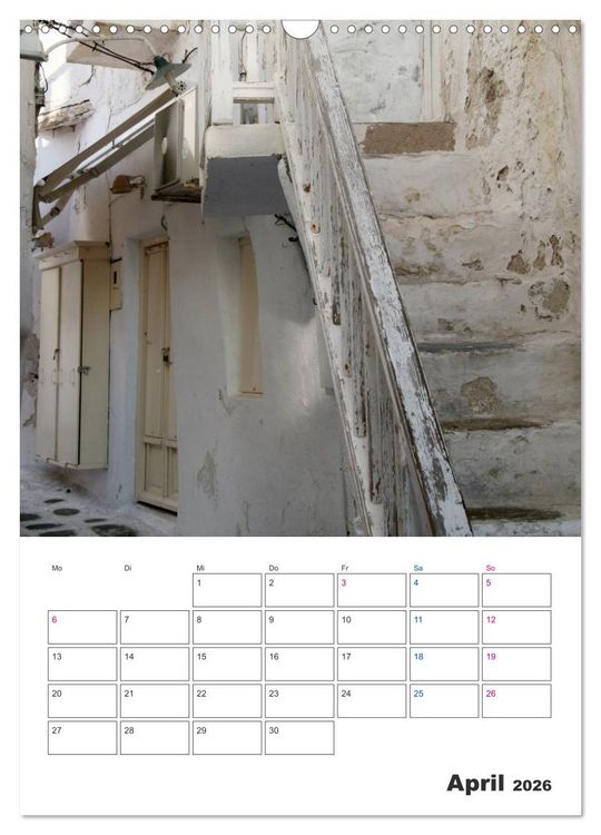 Produktbild: Griechisches Allerlei (Wandkalender 2026 DIN A3 hoch), CALVENDO Monatskalender