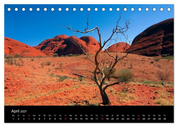 Produktbild: Australien (Tischkalender 2027 DIN A5 quer), CALVENDO Monatskalender