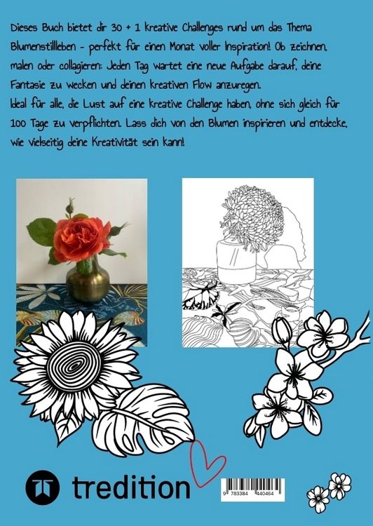 Produktbild: 30 (+1) Blumenstillleben - Ein Buch mit kreativen &Uuml;bungen