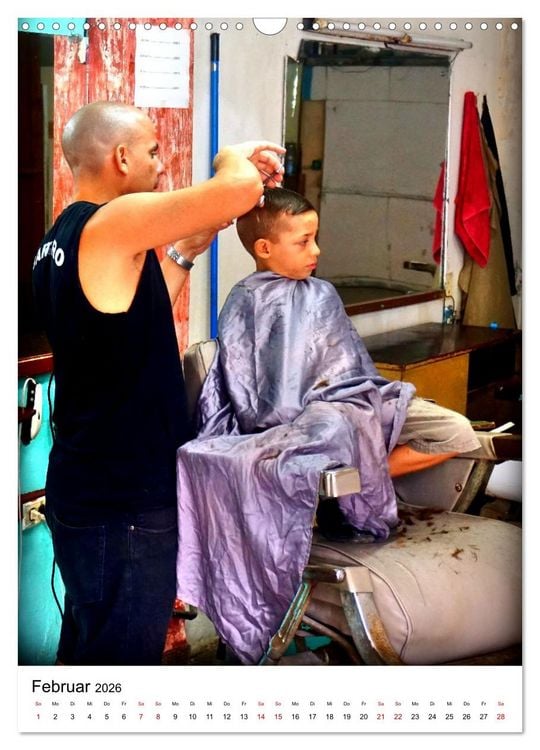 Produktbild: Cuba Coiffeur - Frisch frisiert in Havanna (Wandkalender 2026 DIN A3 hoch), CALVENDO Monatskalender