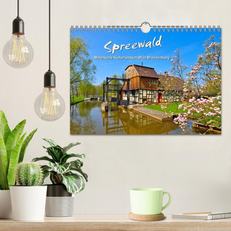 Produktbild: Spreewald - Malerische Kulturlandschaft in Brandenburg (Wandkalender 2026 DIN A4 quer), CALVENDO Monatskalender